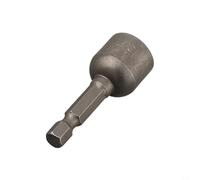 Jeu de douilles pour tourne-écrous à tige hexagonale de 6 à 13 mm avec dégagement rapide de 6,35 mm pour perceuse électrique, tournevis et tournevis sans fil - Chrome vanadium (13 mm)