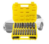 Jeu de douilles profondes - 8 outils de 32 mm, 1 extracteur d'adaptateur de 2 pouces | Mécanicien Réparation Industriel Entretien Auto Atelier Maison Garage Professionnel Robuste Durable Précis Polyva