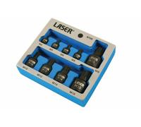 Jeu de douilles spline Tools laser 1/4-3/8-1/2 profil bas finition noire 6725