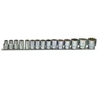 Jeu de douilles sur rail 1/2 15 pcs Teng Tools M1215MM