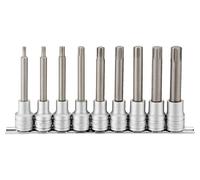 Jeu de douilles sur rail 1/2 TX 20-60 9 PCS Teng Tools M1209TX