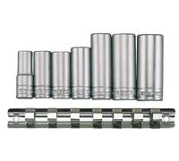 Teng - M3807 8 Socket Rail Piece Set Clip Metric Drive 3/8in - TENM3807