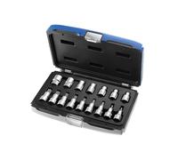 Jeu De Douilles TORX 1/2 Pouce Expert 16 Pièces Masculin Et Féminin BRIE032907B