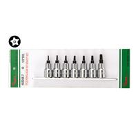 Jeu de douilles TORX HANS 1/2 zoll 7 pièce (TS10 - TS40) 60mm