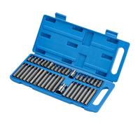Jeu De Douilles Torx Hexagonales Spline De Mécanicien 3/8 1/2"D 40 Pièces 33323