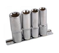 Jeu De Douilles Torx Inversées Profondes Laser 1/2"D E16 À E24 4Pc 3392