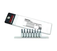Jeu de douilles TORX TAMPER TOPTUL 1/4 zoll 8pièce (T8 T10 T15 T20 T25 T27 T30 T40)
