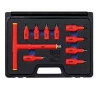 Jeu de douilles VDE BGS TECHNIC - empreinte carré femelle 10 et 12 mm- six pans femelle 4-10 mm - 10 pcs - 7132 G