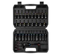 Jeu de Douilles-VEVOR-34 PCS, Tailles SAE et Métriques, Coffret de Douilles Magnétiques pour Visseuse, pour Auto Maison et Bricolage