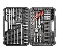 Jeu de douilles - YATO - YT-SOCKET 38872 - 128 pièces - Acier - Embouts carrés