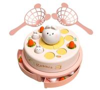 Jeu de et Prise | Lapin Musical à Prendre, Activités Interactives Portable pour Anniversaire, Camping Jardin Classe Plage Carnaval Fun en Plein Air