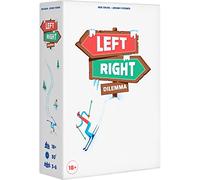 Jeu de fête Dilemma gauche et droite,Jeu hilarant pour soirée de jeu,Jeu de société coopératif,Jeu social pour adultes,À partir de 18 ans,Durée de jeu moyenne 30 minutes,Fabriqué par Cojones