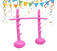 Jeu de fête Gonflable Limbo - Kit Jouets avec Poteau réglable en Hauteur, activité Interactive défi d'équilibre Groupe, Structure Barre Douce et sûre | Événements familiaux intérieurs dans la Cour