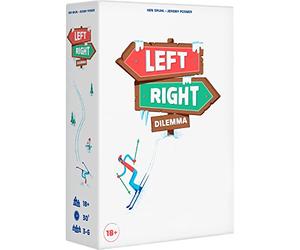 Jeu de fête Left Right Dilemma, Jeu Amusant pour soirée de Jeu, Jeu de société coopératif, Jeu de société pour Adultes, à partir de 18 Ans, Temps de Jeu Moyen 30 Minutes, fabriqué par Cojones