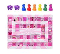 Jeu de fête pour adultes - Tapis de jeu à boire robuste, plateau de jeu réutilisable | Jeu de société amusant pour les cercles d'amis, réunion, balcon, jardin, soirée de jeu, femmes et hommes, loisirs