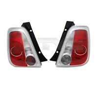 Jeu de feux arrière droit et gauche pour modèle 500 (312) année de construction : 10/2007-07/2015 plastique sans support de lampe