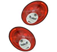 Jeu de feux arrière droit et gauche pour modèle New Beetle (9C1/1C1/1Y7) Année de construction : 08/2005-12/2011 en plastique avec support de lampe
