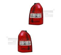 Jeu de feux arrière droit et gauche pour Tucson (JM) année de construction : 08/2004-11/2010 plastique sans support de lampe