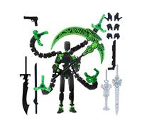 Jeu de figurines d'action imprimées en 3D, figurines d'action, décorations de bureau pour les amateurs de jeux, jouets multi-joints, modèles mobiles pour collectionneurs , fans de bureau