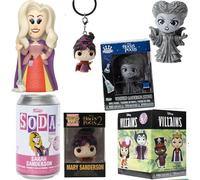Jeu de figurines de sorcières Hocus Pocus Pop avec sac aveugle 3D et autocollant Sanderson Sisters + cartes effrayantes Tricks & Wits + aimant livre de sorts