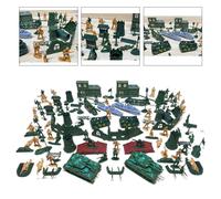Jeu De Figurines Militaires Pour Hommes, 139 Pièces, 5cm, Modèle De Jouet En Plastique, Champ De Bataille