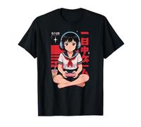 Jeu de Filles Anime Toute La Journée Japonais Waifu Gamer Boba Tea Japon T-Shirt