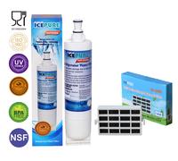 Jeu de filtres Icepure pour Whirlpool 481281728986 / SBS001 et HYG001