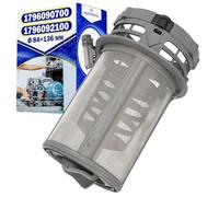 Jeu de Filtres Lave Vaisselle pour un Nettoyage Grossier et Fin avec Code Original 1796090700 1796092100 pour Beko - Garantie de 10 Ans - MONTERAL