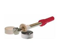 Jeu de fixations avec cabochons pour bidet et WC - Ø 6 x 80 - par jeu de 2 RAM
