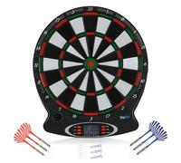 Jeu de Flechette Electronique avec 6 Fléchettes et Écran LCD, Cible Flechette, Jeux de Fléchettes Électronique, Target Darts Professionnel