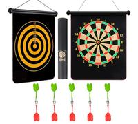 Jeu de Flechette Enfant, Jeu de Fléchettes Magnétique Double Face pour Enfants Adultes, Jeu de Flechette, Jeu de Fléchettes pour Le Sport et Les Loisirs, Jeu D'intérieur et D'extérieur