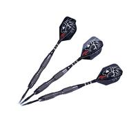 Jeu de fléchettes à pointe en acier, 20g, avec arbres en Aluminium noir, 3 pièces