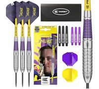 Jeu de fléchettes à pointe en acier - ESTAMPILLE - Luke Littler - Laiton - 26mm - Pro Grip shafts - Pro Ultra flights