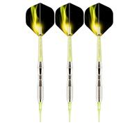 Jeu de fléchettes à pointe souple - pointes émoussées, 3 flèches pliables pour tableaux électroniques, pointes en polymère avec ailes arc-en- , jeux vidéo, tiges flexibles pour compétition, lancer