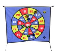 Jeu De Fléchettes - Accessoire De Jeu De avec Trampoline | Sportif D'Adresse Et Loisirs Familial Inclut 10 Balles Collantes Garçons Filles