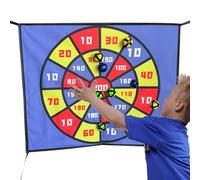 Jeu De Fléchettes - Cible De Lancer Adhésif avec Balles - Activité Sportive Ludique Familiale avec 10 Balles Collantes pour Jardin Et Intérieur