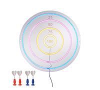 Jeu de fléchettes Dartboard Chambre d'enfant Néon Connexion USB 10 W Multicolore Acrylique D 46 cm