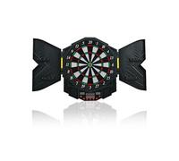 COSTWAY Cible Jeu de Fléchettes Electronique Dartboard avec 27 Mode de Jeux et 216 Variations 4 Écrans LED pour 1-8 Joueurs