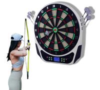 Jeu de fléchettes électronique Professionnel avec Affichage numérique LCD, 18 catégories de Jeux, 159 Modes, à Notation Automatique avec fléchettes à Pointe Souple, adapté