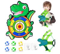 Jeu de Fléchettes Enfant 3 Ans, 70cm Cible de Fléchettes avec l'arc et 6 Balles, Cadeau de Noël pour Anniversaire Jouet pour Garçon Fille 3-12 Ans, Intérieur/Extérieur de Jeu de fête pour Sport