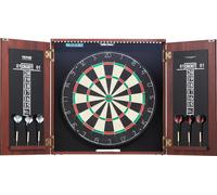 Jeu de fléchettes et armoire à fléchettes VEVOR, centre de fléchettes à domicile de taille officielle avec pointes en acier et lumière LED, livré avec tous les accessoires