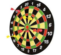 Karella Cible de fléchettes magnétique Family - Diamètre : 40 cm - Jeu de fléchettes de sécurité pour Enfants et Adultes - Haute Force magnétique - avec 6 fléchettes magnétiques