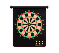 Jeu de fléchettes magnétique double face avec fléchettes magnétiques M