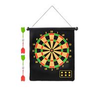 Jeu de fléchettes magnétique - Jeu de fête double face, but de lancer sûr, ensemble de jeu pour l'intérieur et l'extérieur, divertissement amusant et éducatif, décoration murale durable, ensemble de