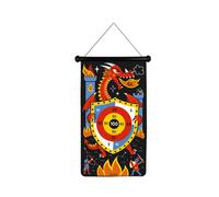Janod - Jeu de fléchettes magnétique Dragons - Multicolore - 4-8 ans - 6 fléchettes