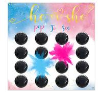 Jeu de fléchettes pour bébé - Ballon révélant le sexe - Pour fille ou garçon - Poudre rose et bleue pour fête de révélation du sexe
