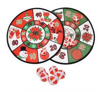Jeu De Fléchettes Pour Enfants, 2 Couleurs, Avec Tissu Collant De Sécurité, Cible De Noël, Balles De Noël, Sport, Jouet Pour Enfants