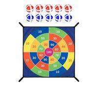 Jeu de Fléchettes pour Trampoline | Ensemble de et Balles Collantes | Jeu d'anniversaire sur Trampoline - pour Famille Jardin Intérieur Extérieur Fête Anniversaire Voisinage Loisirs Activité
