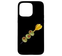 Jeu de fléchettes rétro Peint à la Main Martini Olives Coque pour iPhone 15 Pro Max