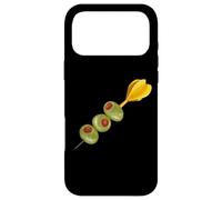 Jeu de fléchettes rétro Peint à la Main Martini Olives Coque pour iPhone 17 Pro Max